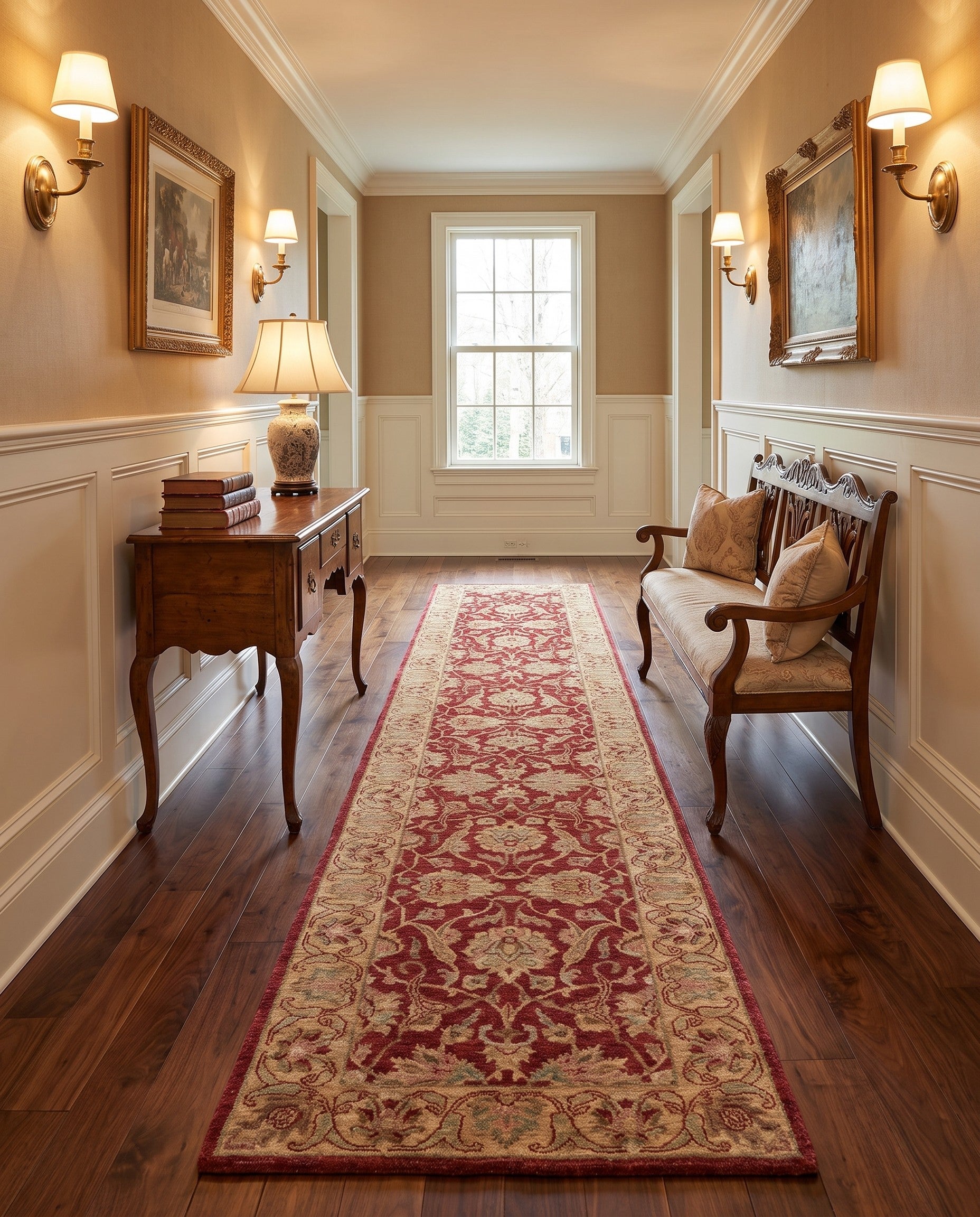 2' 8 x 13' Hand Knotted Ziegler Runner Rug