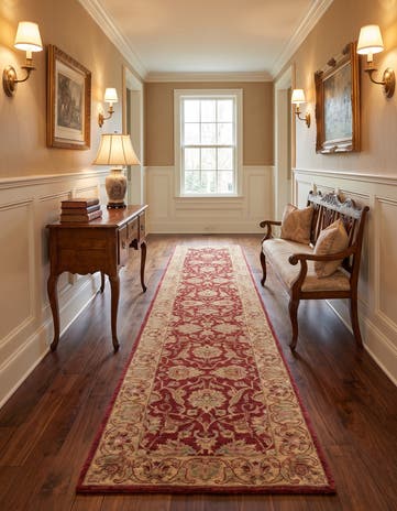 2' 8 x 13' Hand Knotted Ziegler Runner Rug