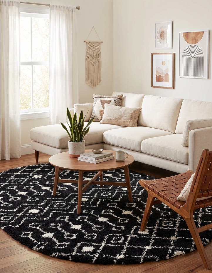7' 10 x 10' Moroccan Trellis Shag O...
