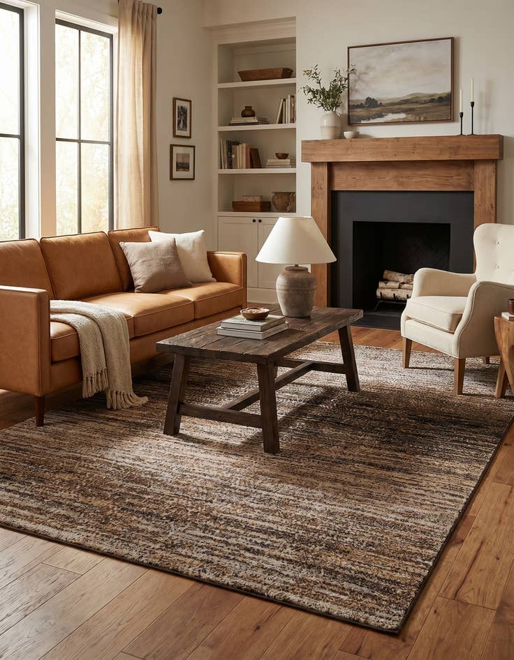 Detail image of 7' 10 x 10' Sepia Rug