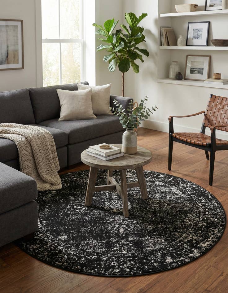 Detail image of 5' 3 x 5' 3 Monte Carlo Round Rug