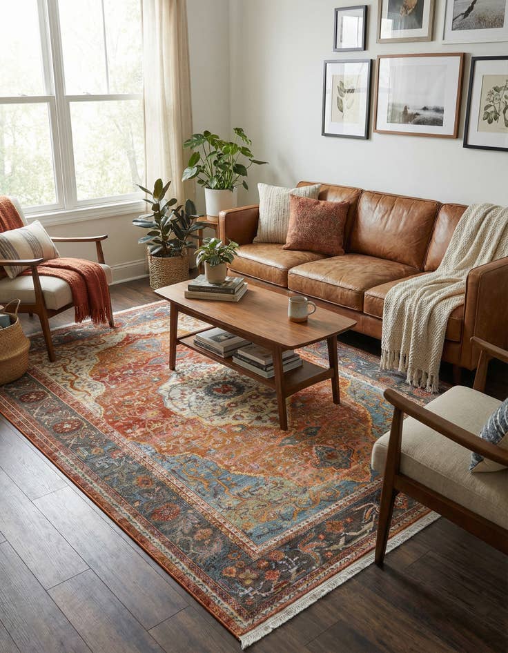 Detail image of 6' x 9' Santiago Rug