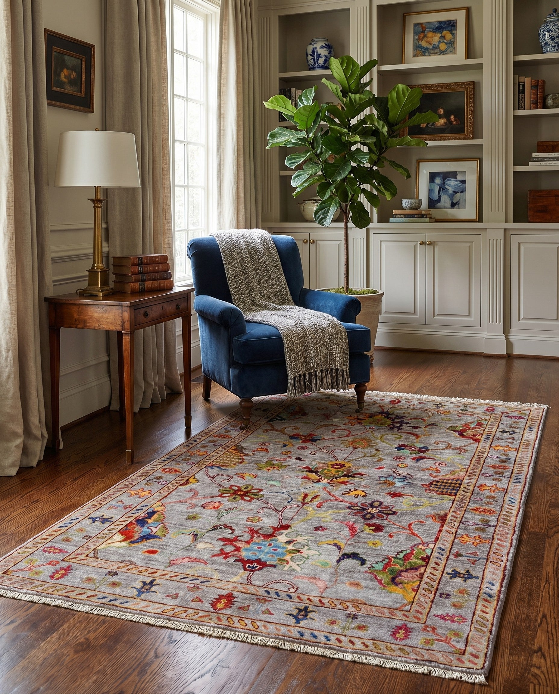 3' 3 x 5' Hand Knotted Ariana Ziegler Rug