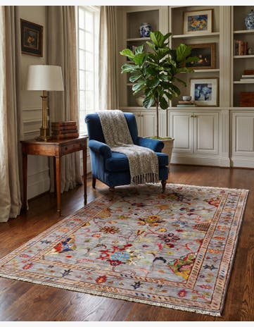 3' 3 x 5' Hand Knotted Ariana Ziegler Rug