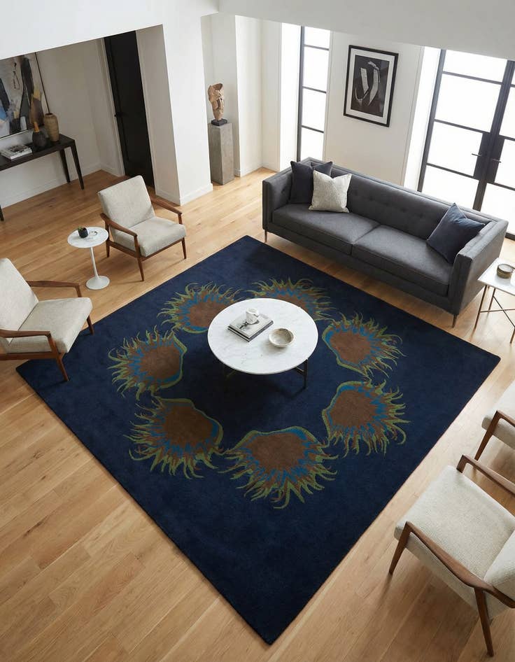 Detail image of 7' 6 x 7' 6 Luna Square Rug