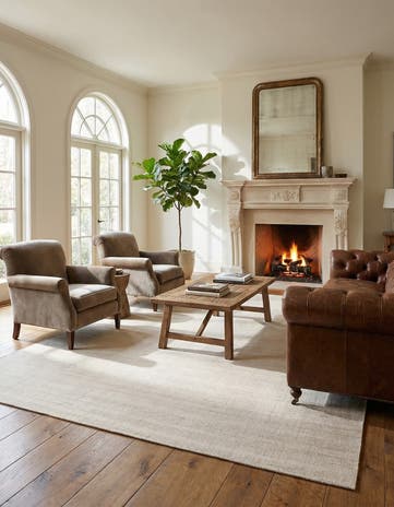 10' x 14' 1 Hand Woven Jill Zarin English Manor Farmhouse Wool Rug