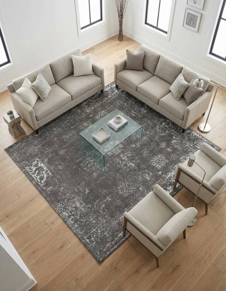 Detail image of 7' 10 x 7' 10 Monte Carlo Square Rug