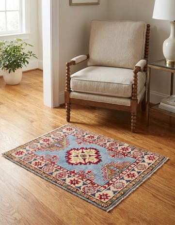 2' x 2' 11 Hand Knotted Kazak Rug