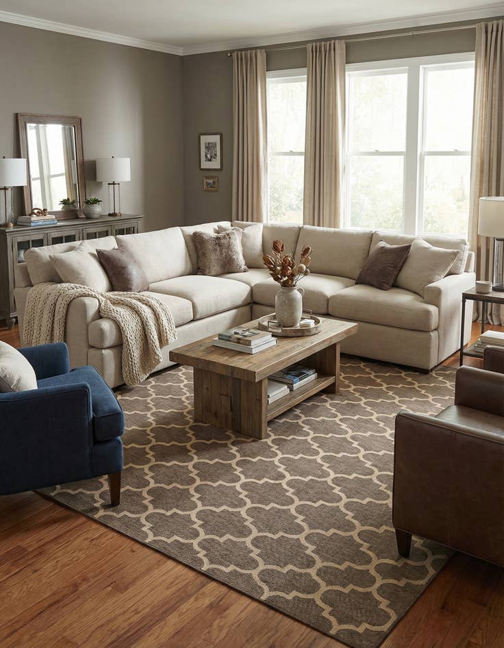 Detail image of 12' x 12' Dunes Square Rug