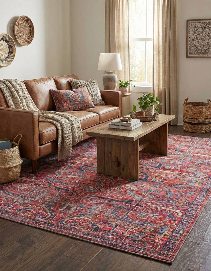 Detail image of 7' 10 x 10' Washable Maahru Rug