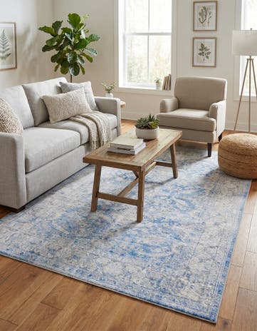 5' x 8' Washable Timeless Rug