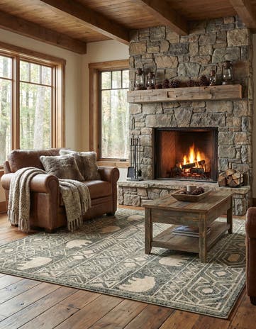 7' 10 x 7' 10 Pioneer Square Rug