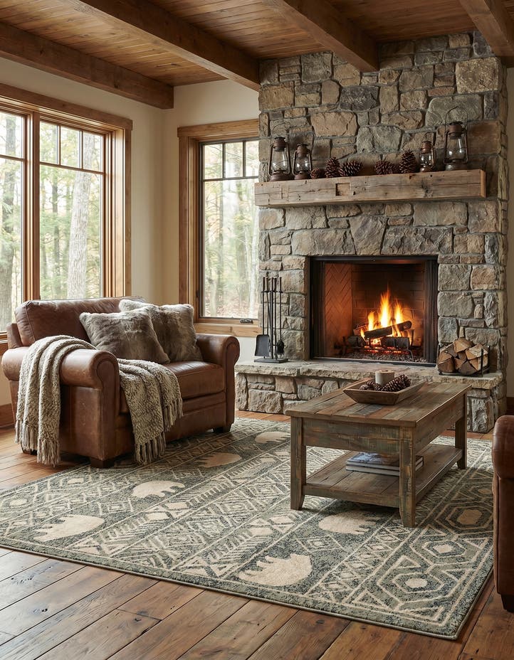 7' 10 x 7' 10 Pioneer Square Rug