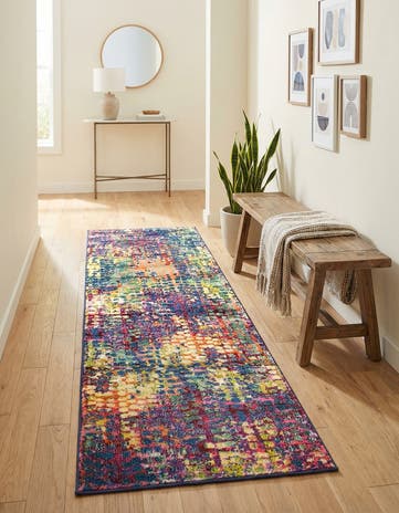 2' 2 x 6' Washable Theia Runner Rug