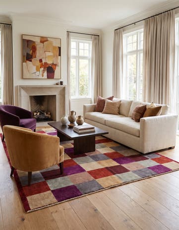 5' 6 x 8' 1 Hand Knotted Ziegler Modern Rug