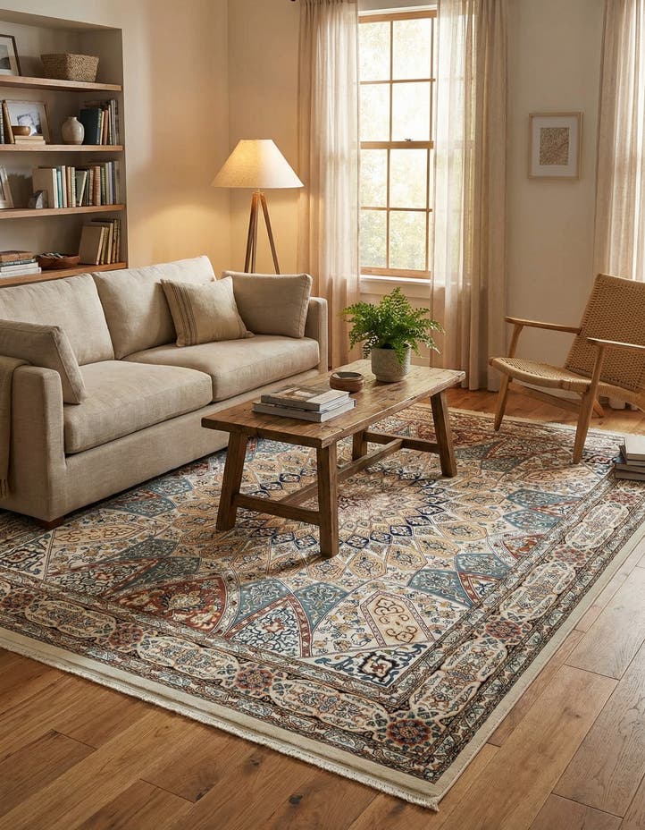 7' 10 x 10' Nain Design Rug