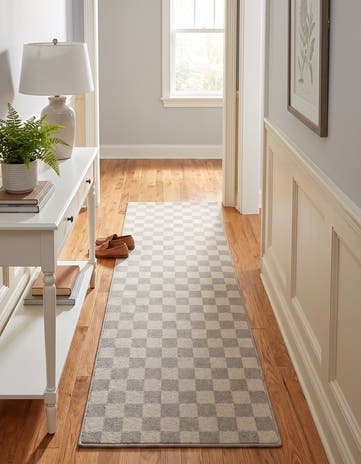Ivory Contour Runner Rug