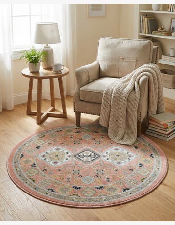 3' 3 x 3' 3 Kamala Washable Round Rug