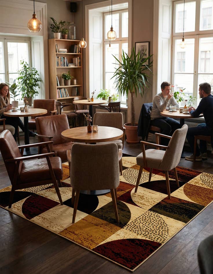 Detail image of 10' x 10' Cafe Square Rug