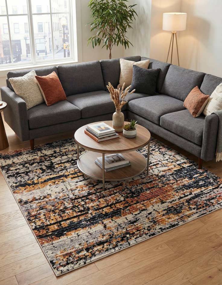 Detail image of 6' x 6' Tucson Square Rug