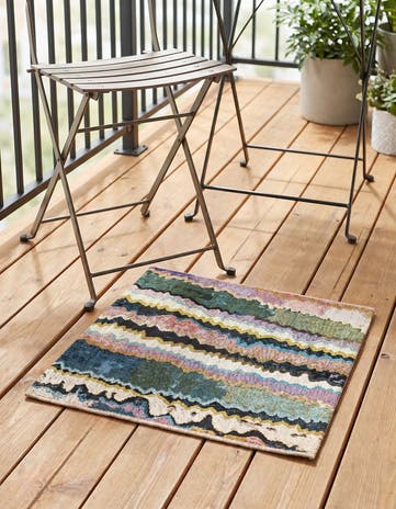 2' x 3' Easy-Clean Modern Indoor / Outdoor Rug