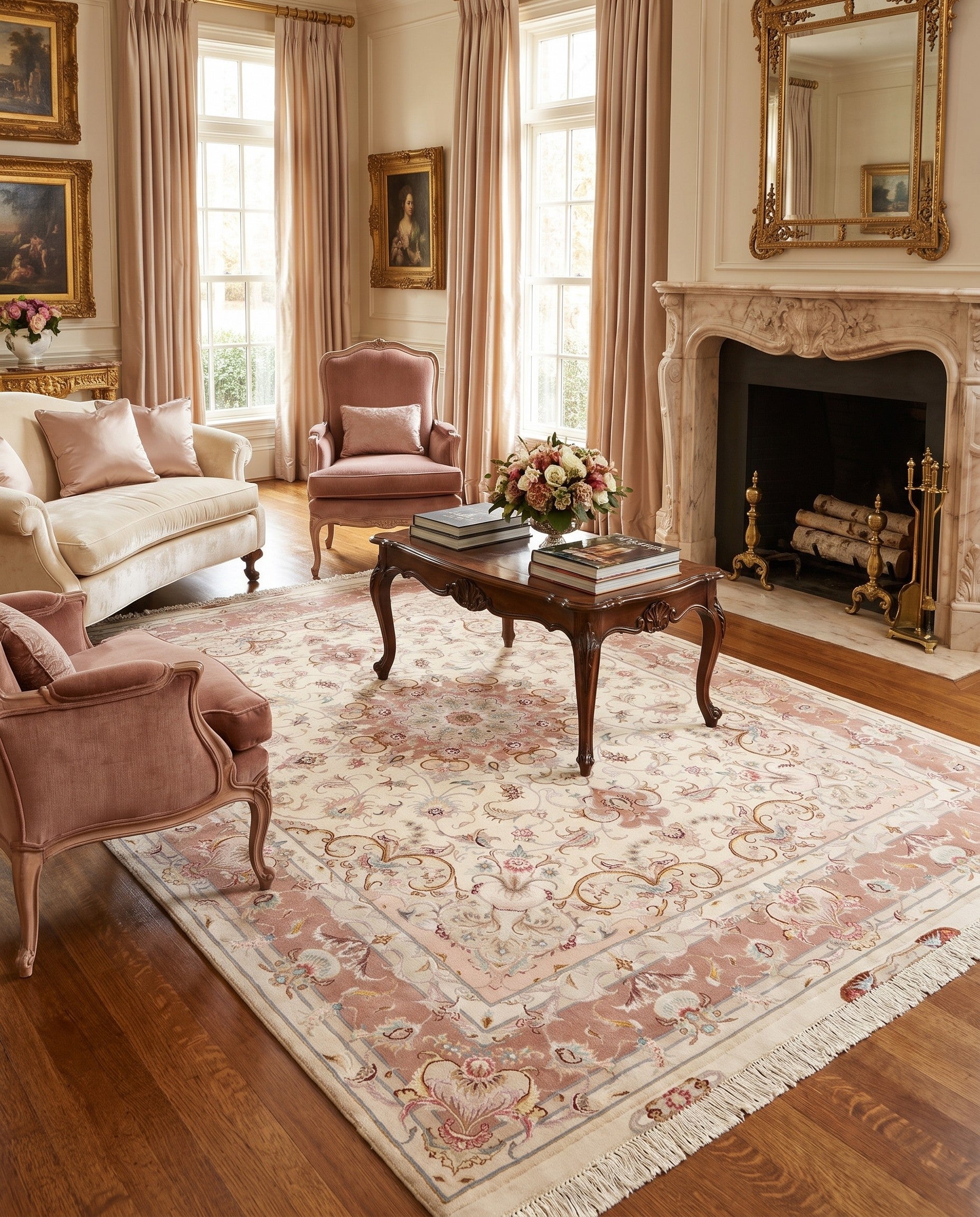 5' x 6' 10 Tabriz Rug