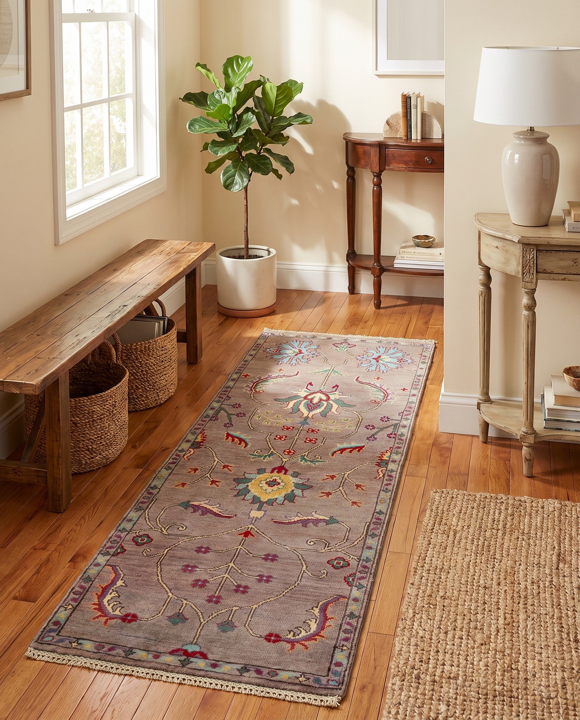2' 2 x 5' 9 Hand Knotted Kazak Runner Rug