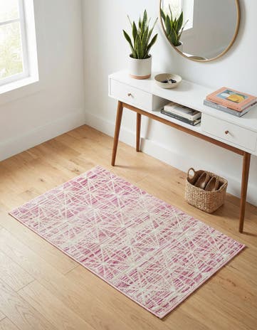 Jill Zarin Pink Uptown Fifth Avenue Rug