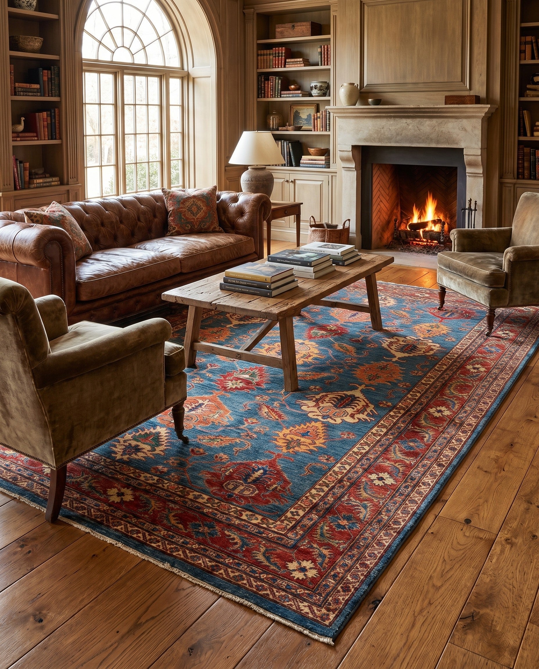 6' 5 x 9' 10 Hand Knotted Kazak Rug