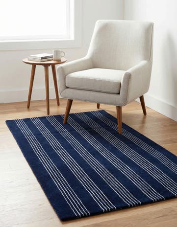 3' 3 x 5' 3 Jill Zarin Striped Wool Rug