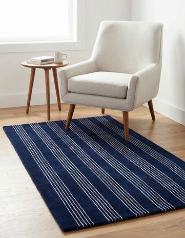 3' 3 x 5' 3 Jill Zarin Striped Wool Rug