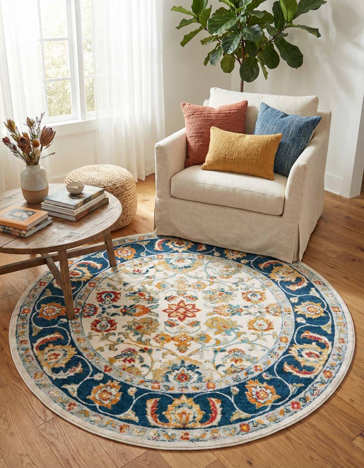 Detail image of 7' x 7' Aurelia Round Rug