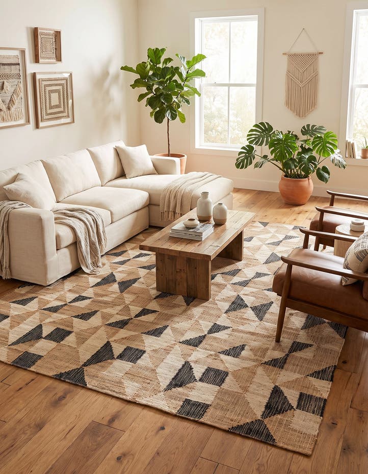 7' 10 x 10' Hand Woven Kala Handwoven Jute Rug