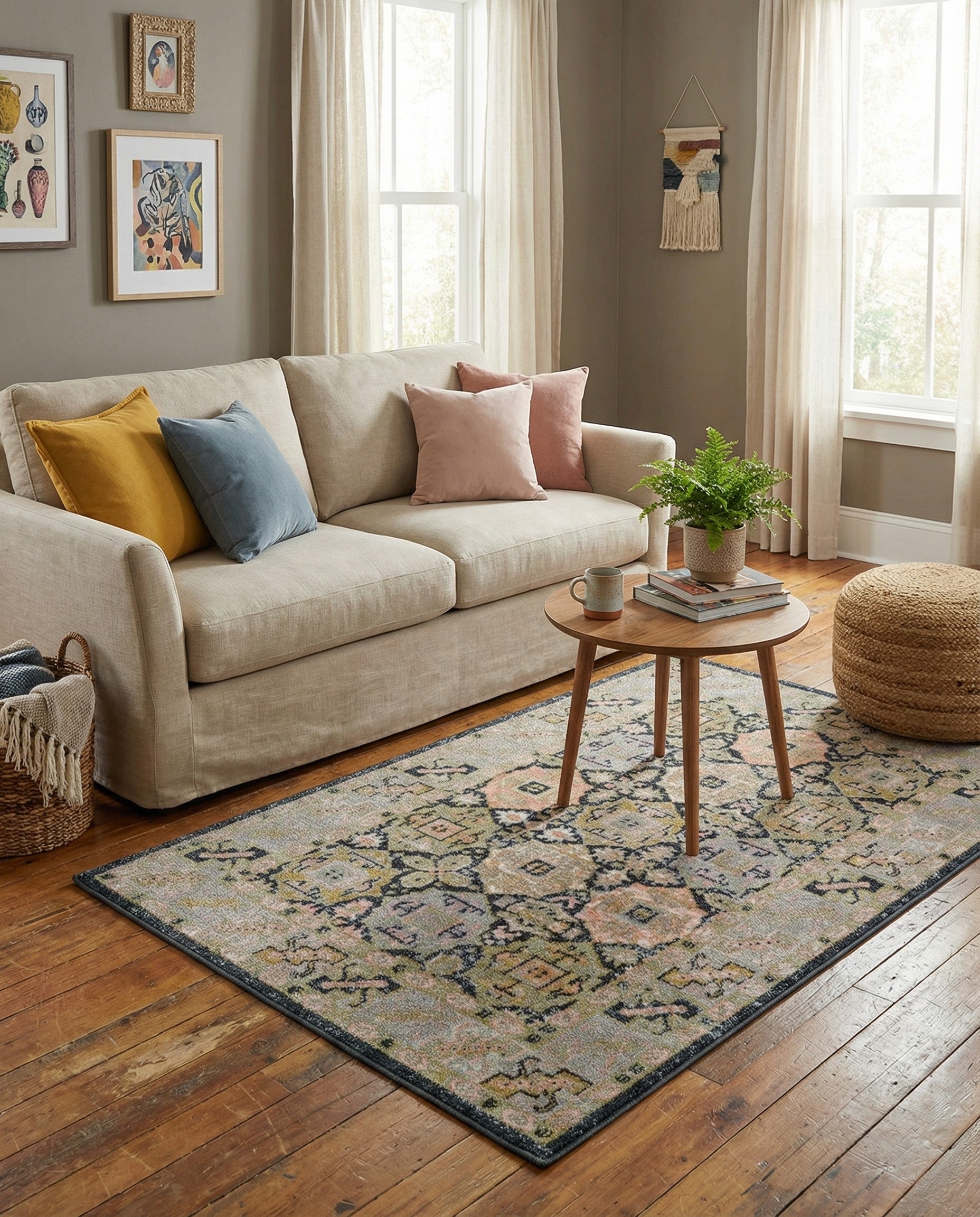 Primary image 3' 3 x 5' 3 Kamala Washable Rug