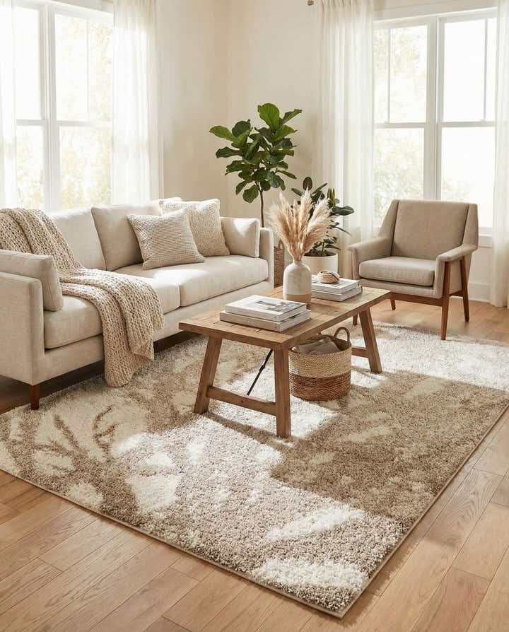 5' 3 x 8' Soft Touch Shag Rug