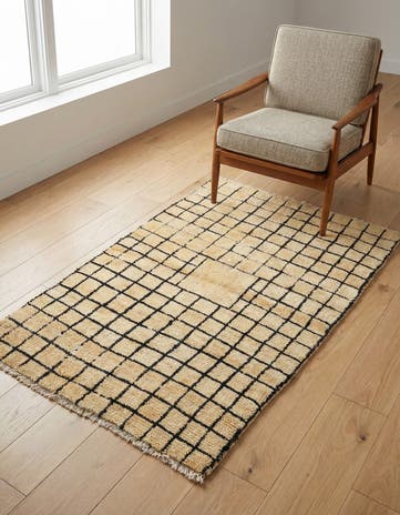 3' x 4' 10 Hand Knotted Modern Ziegler Wool Rug