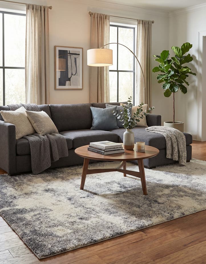 6' x 9' Soft Touch Shag Rug