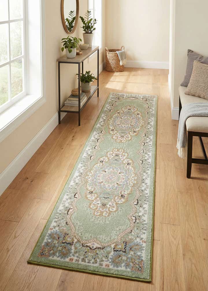 2' x 8' Kamala Washable Runner Rug