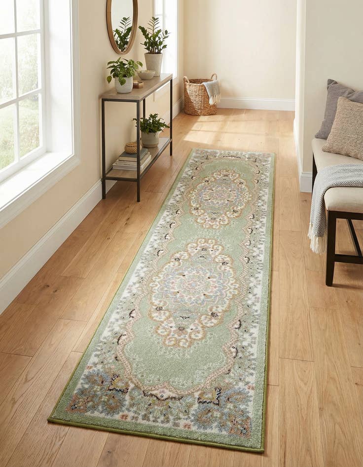 Detail image of 2' x 8' Kamala Washable Runner Rug