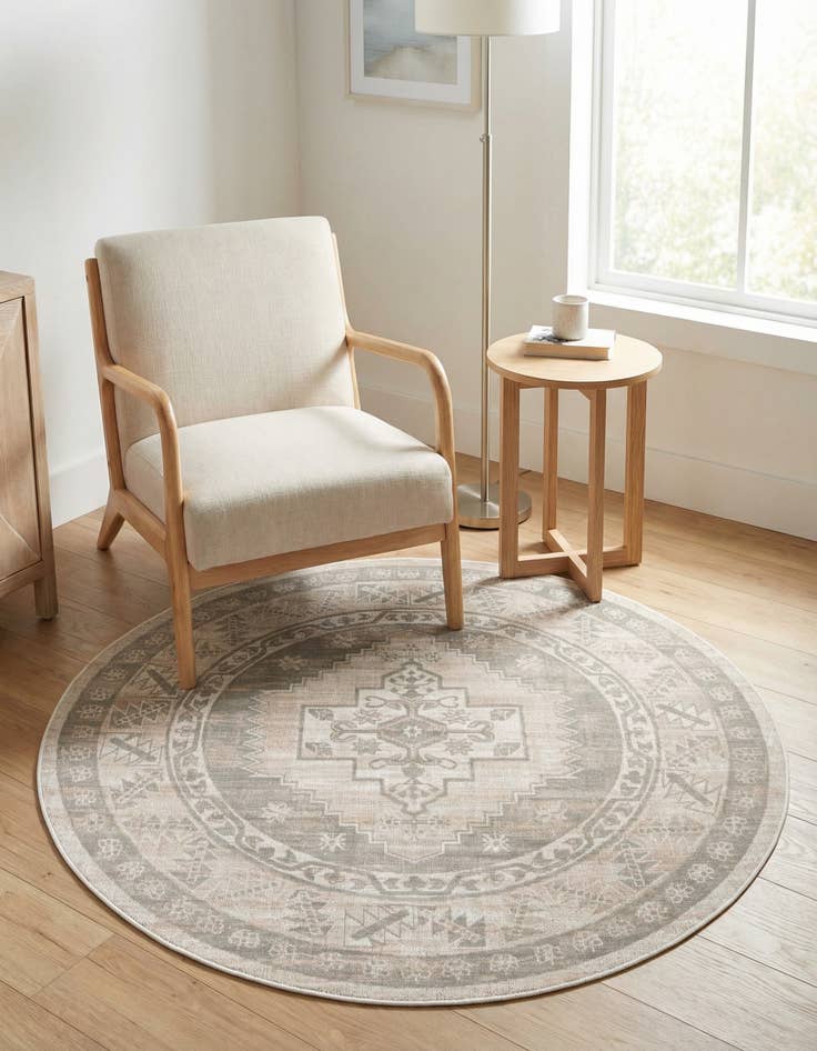 Detail image of 4' 1 x 4' 1 Whitney Round Rug