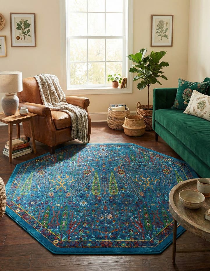 7' 10 x 7' 10 Calypso Octagon Rug