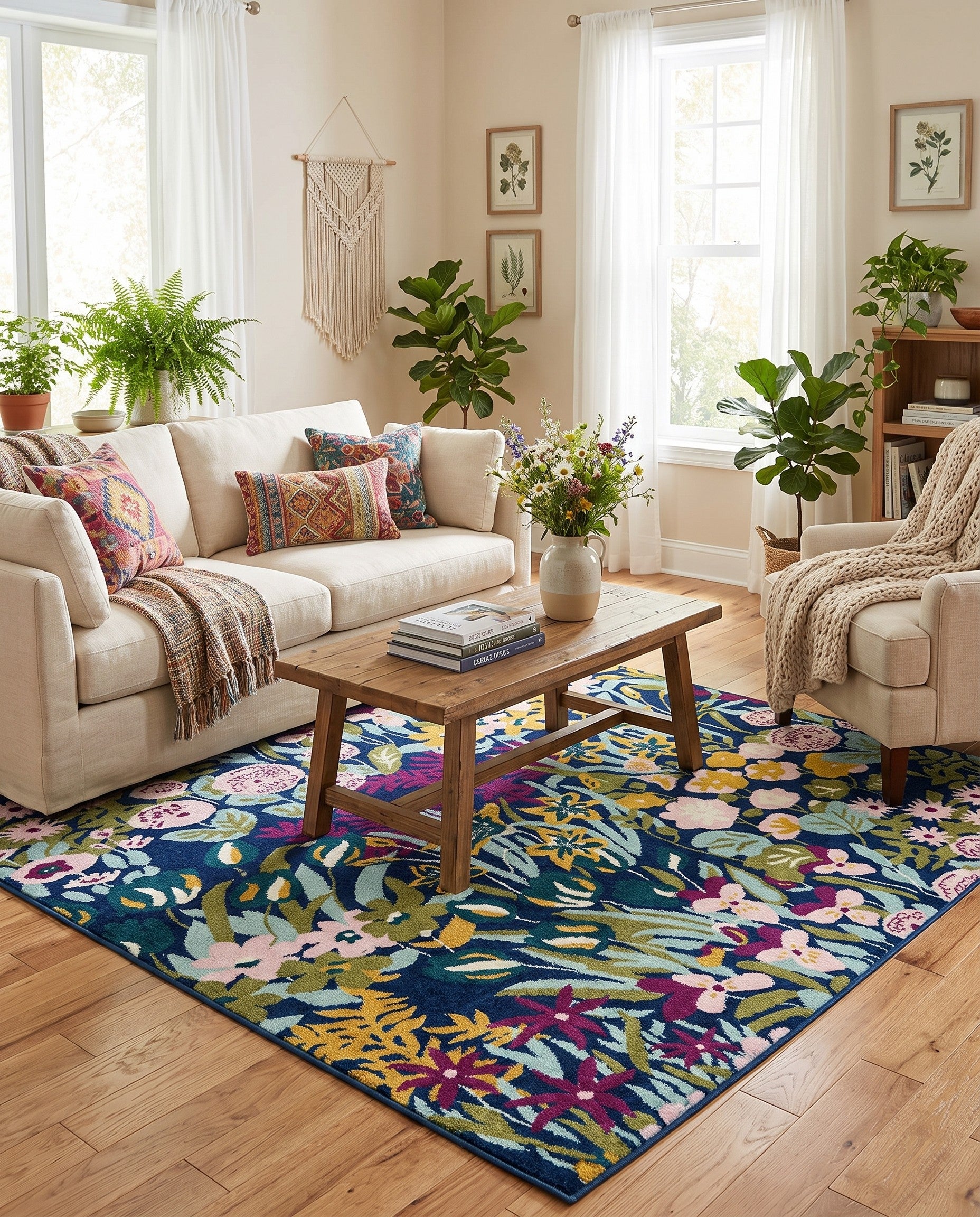 7' 10 x 7' 10 Bloom Square Rug