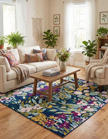 7' 10 x 7' 10 Bloom Square Rug