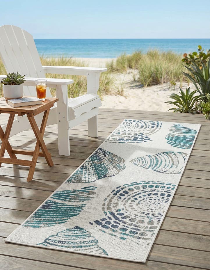 2' x 6' Easy-Clean Coastal Indoor / Outdoo...