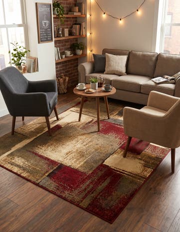 6' x 6' Cafe Square Rug