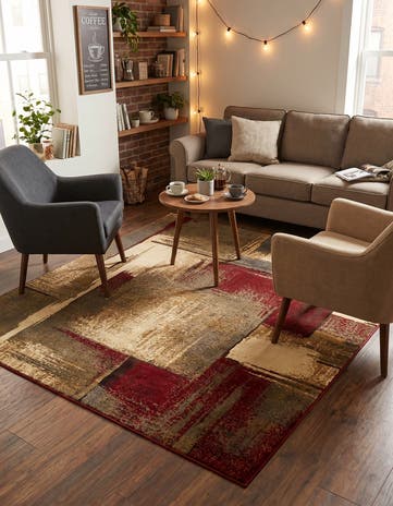 6' x 6' Cafe Square Rug