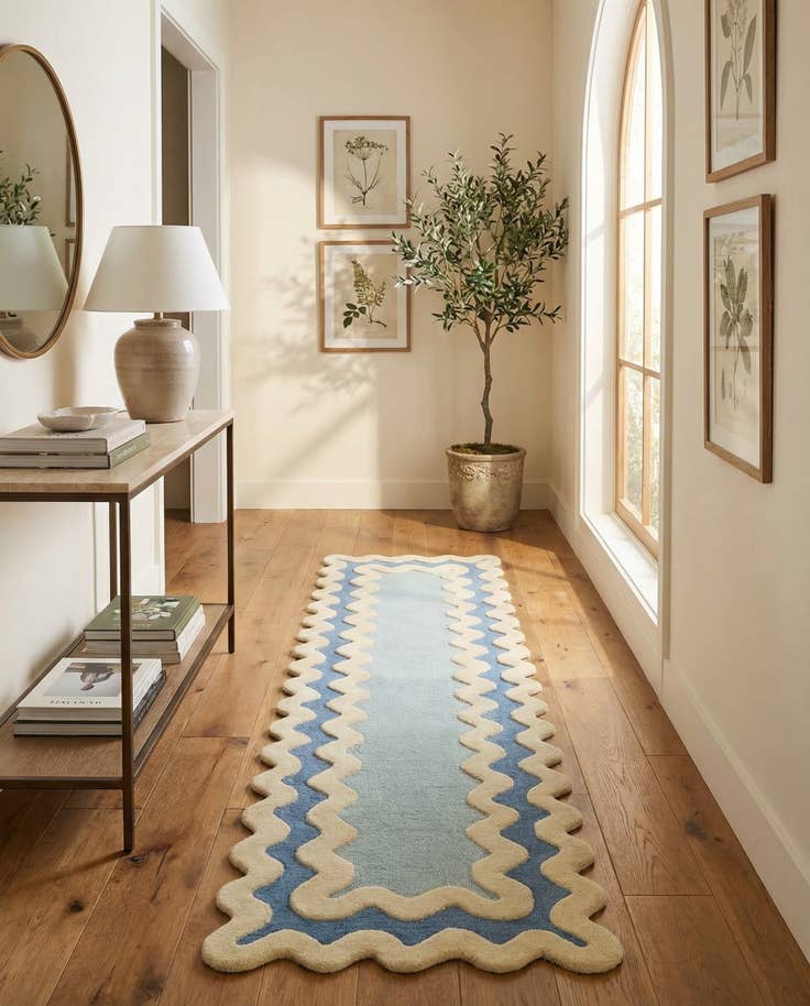Detail image of 2' 7 x 10' Happy Rugs Wool Runner