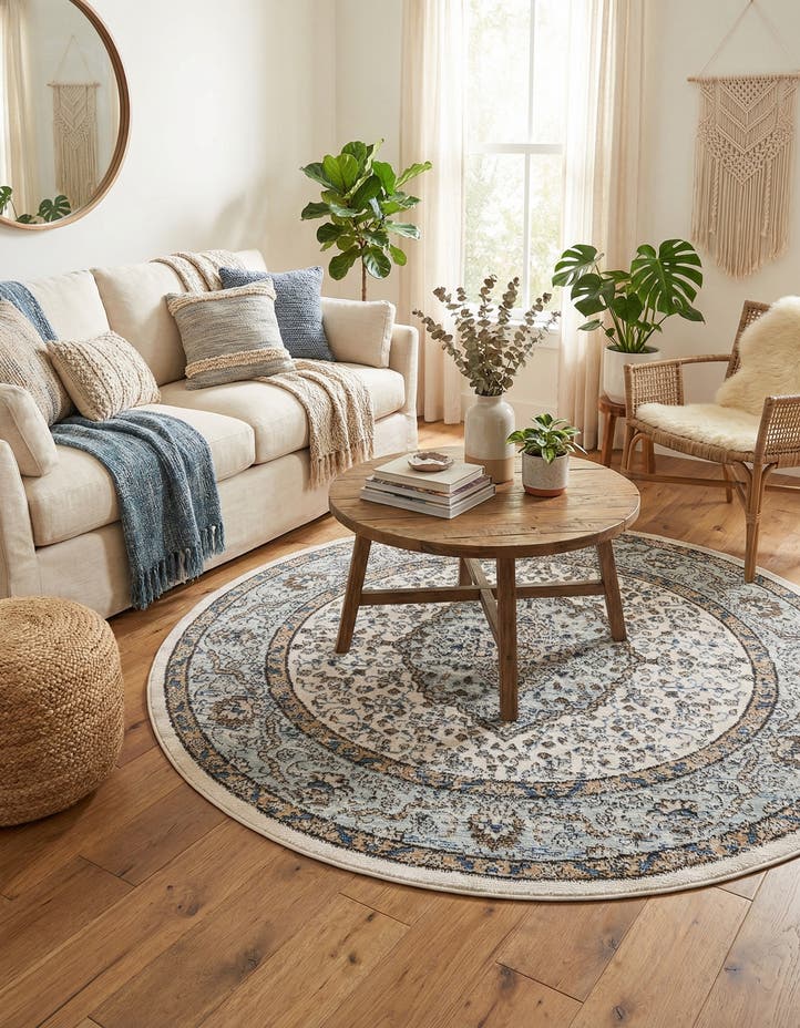 5' 3 x 5' 3 Nyla Round Rug