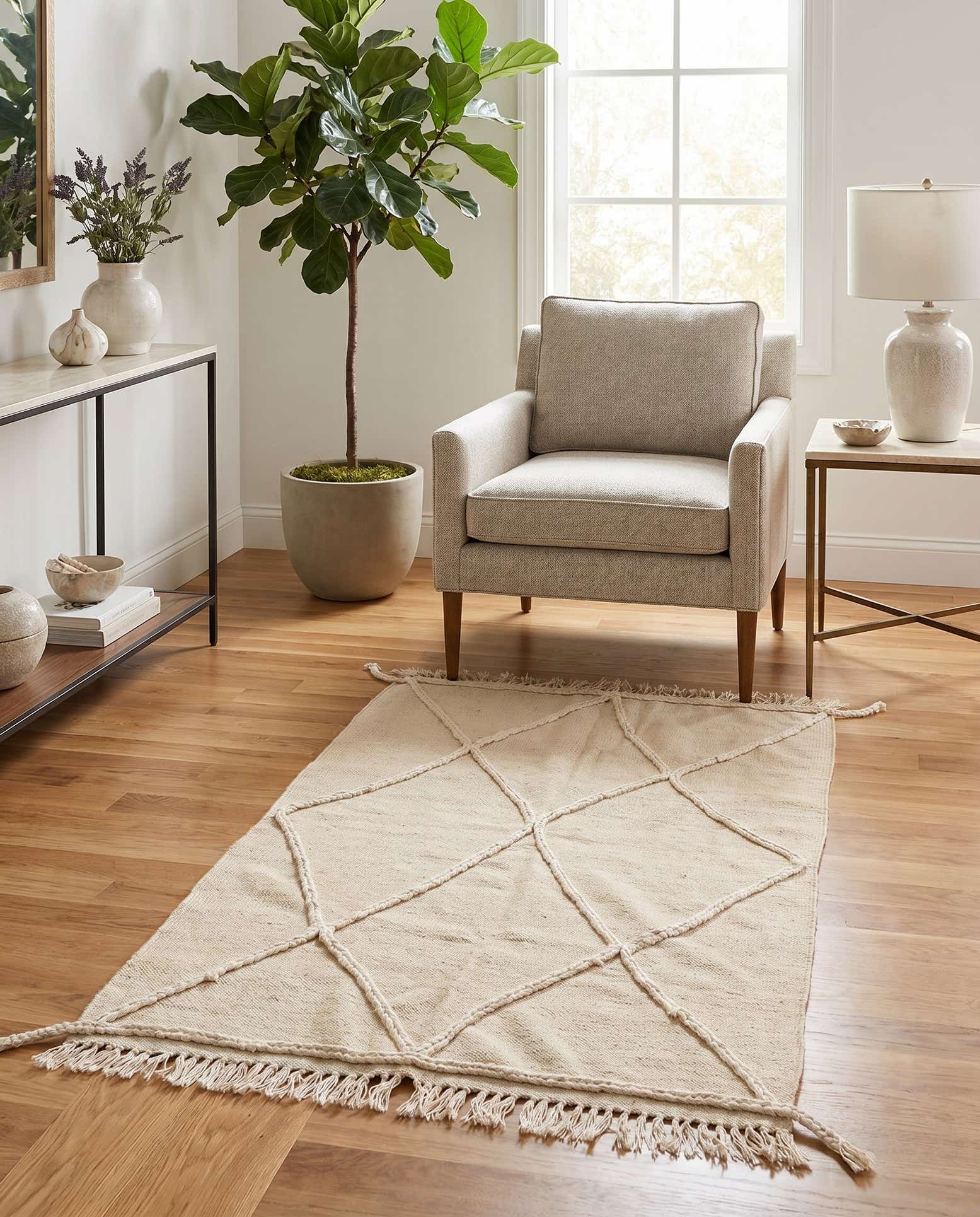3' 3 x 5' 2 Hand Woven Moroccan Wool Rug