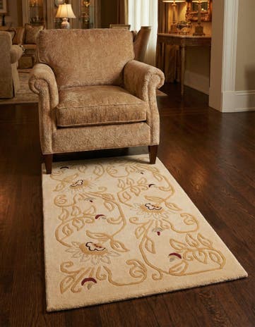 2' 9 x 4' 7 Hand Knotted Darya Wool Rug